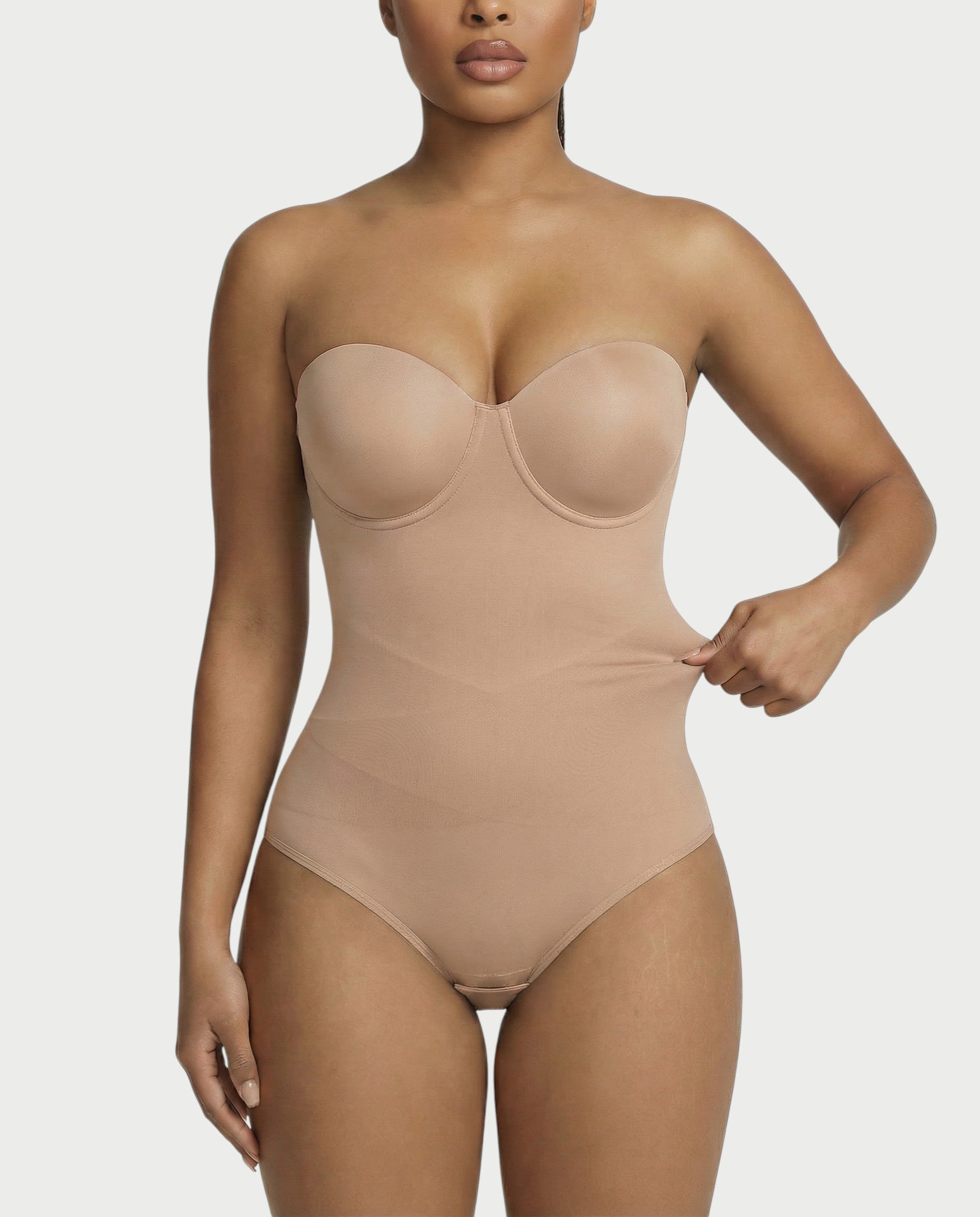 Strapless Corset Shapewear Bodysuit