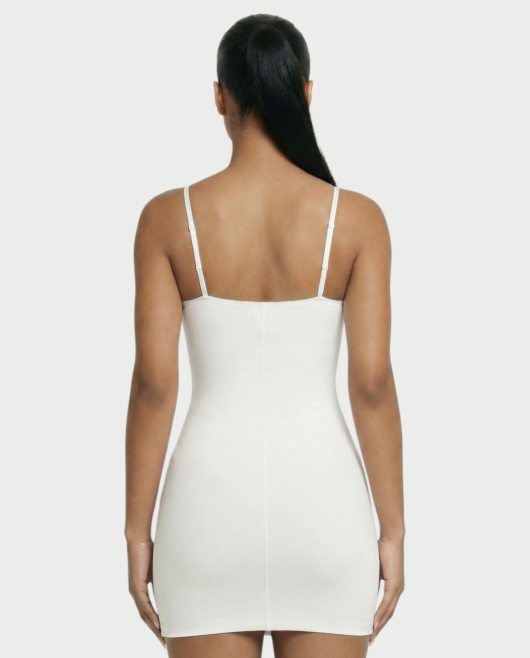 Seamed Bodycon Mini Dress