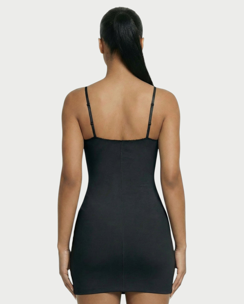 Seamed Bodycon Mini Dress