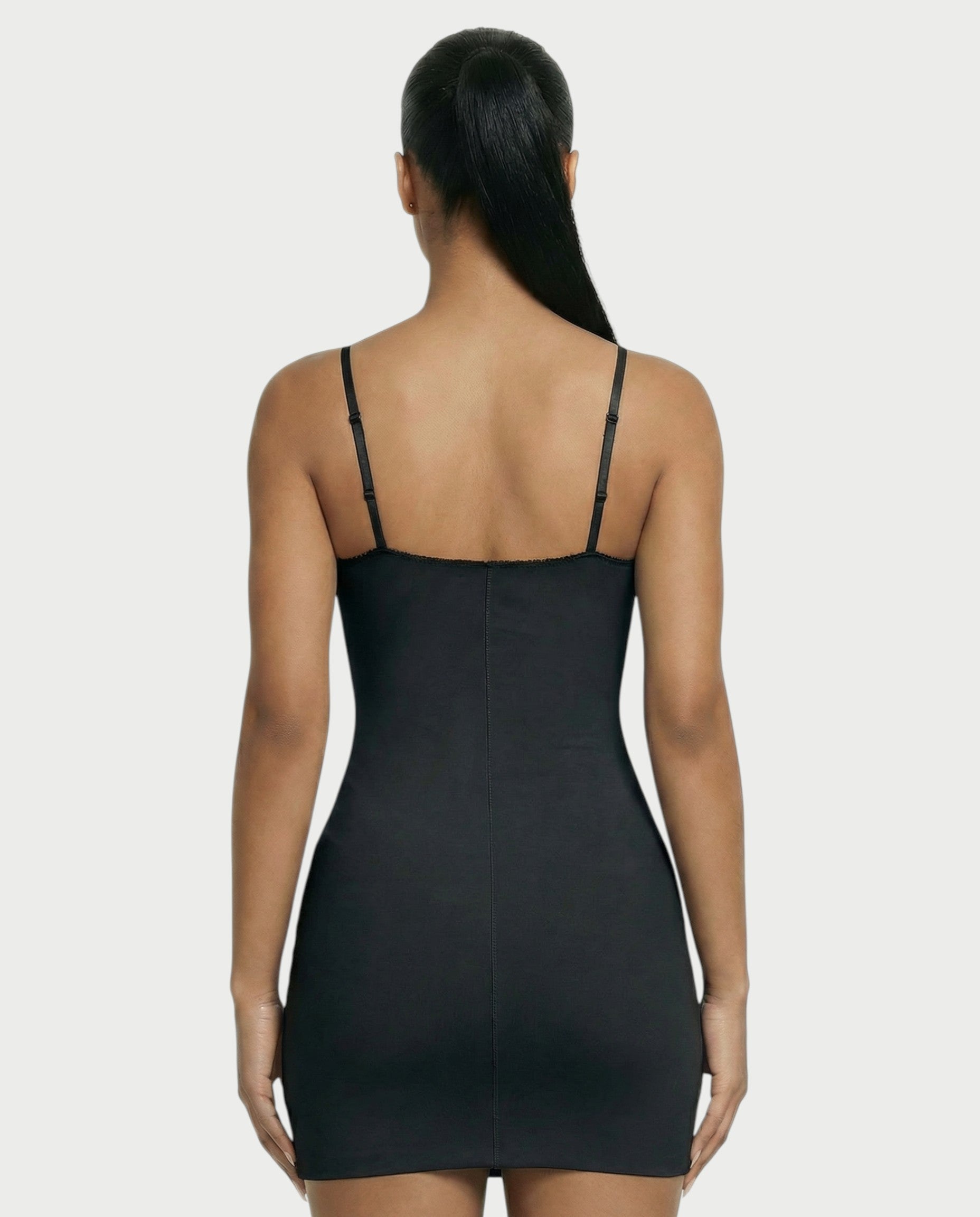 Seamed Bodycon Mini Dress