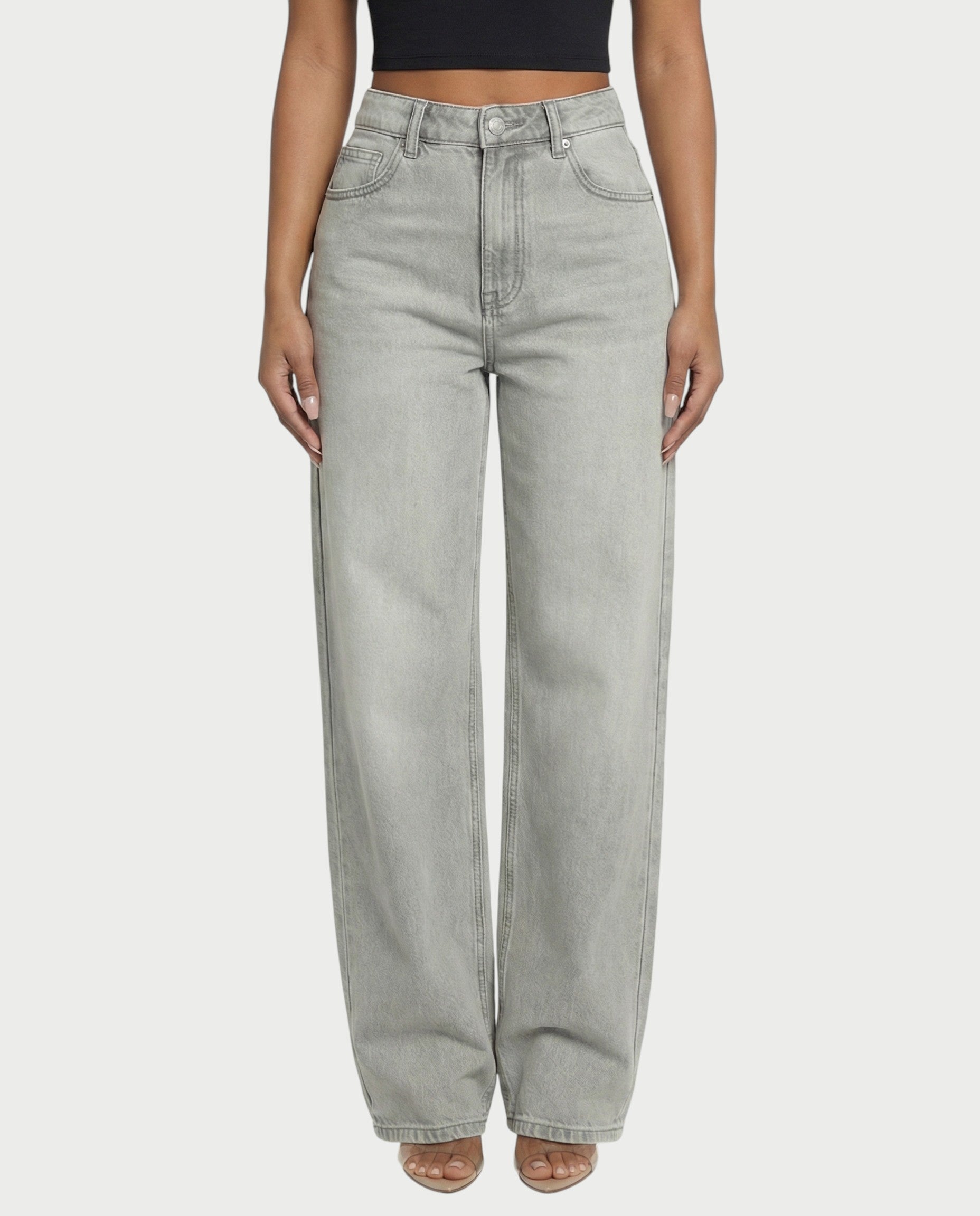 Baggy Fit Wide Leg Denim Pants