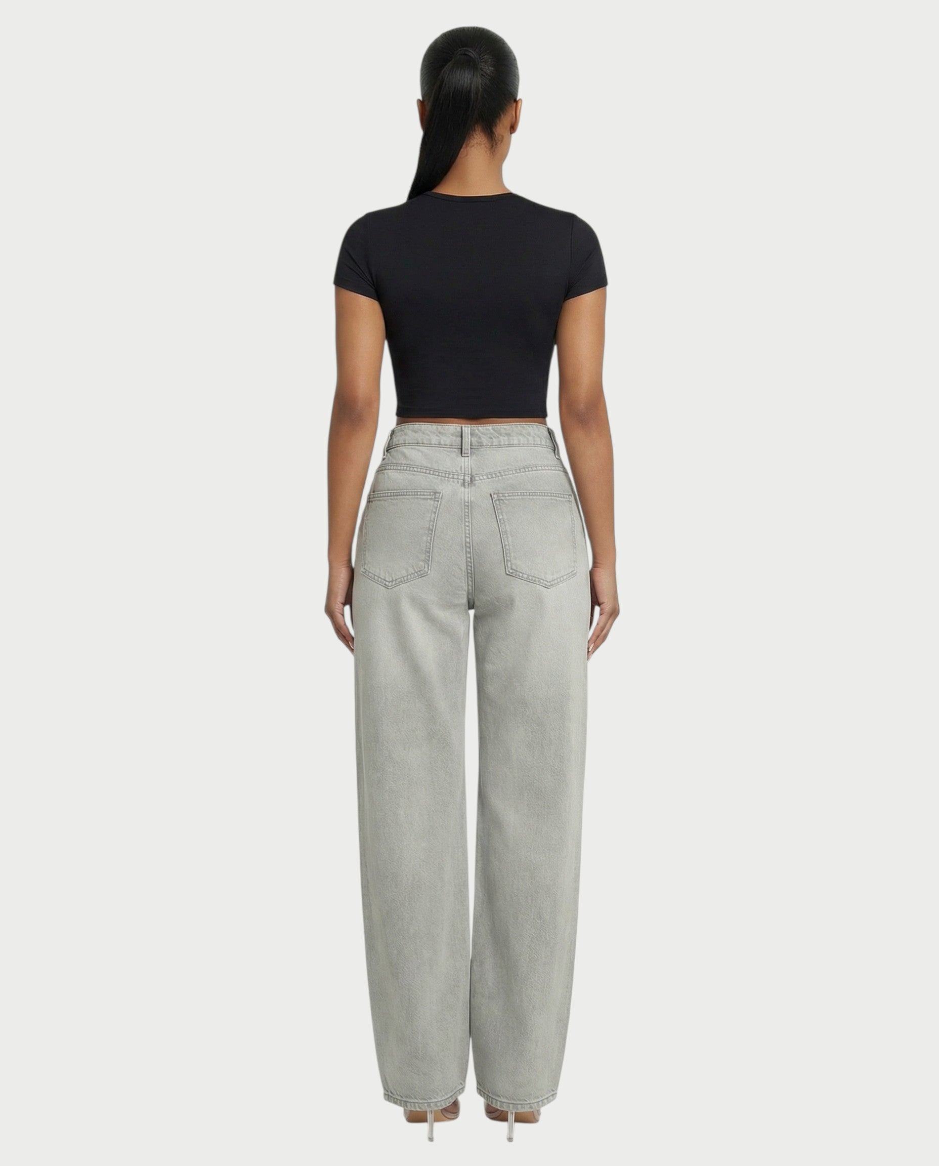 Baggy Fit Wide Leg Denim Pants
