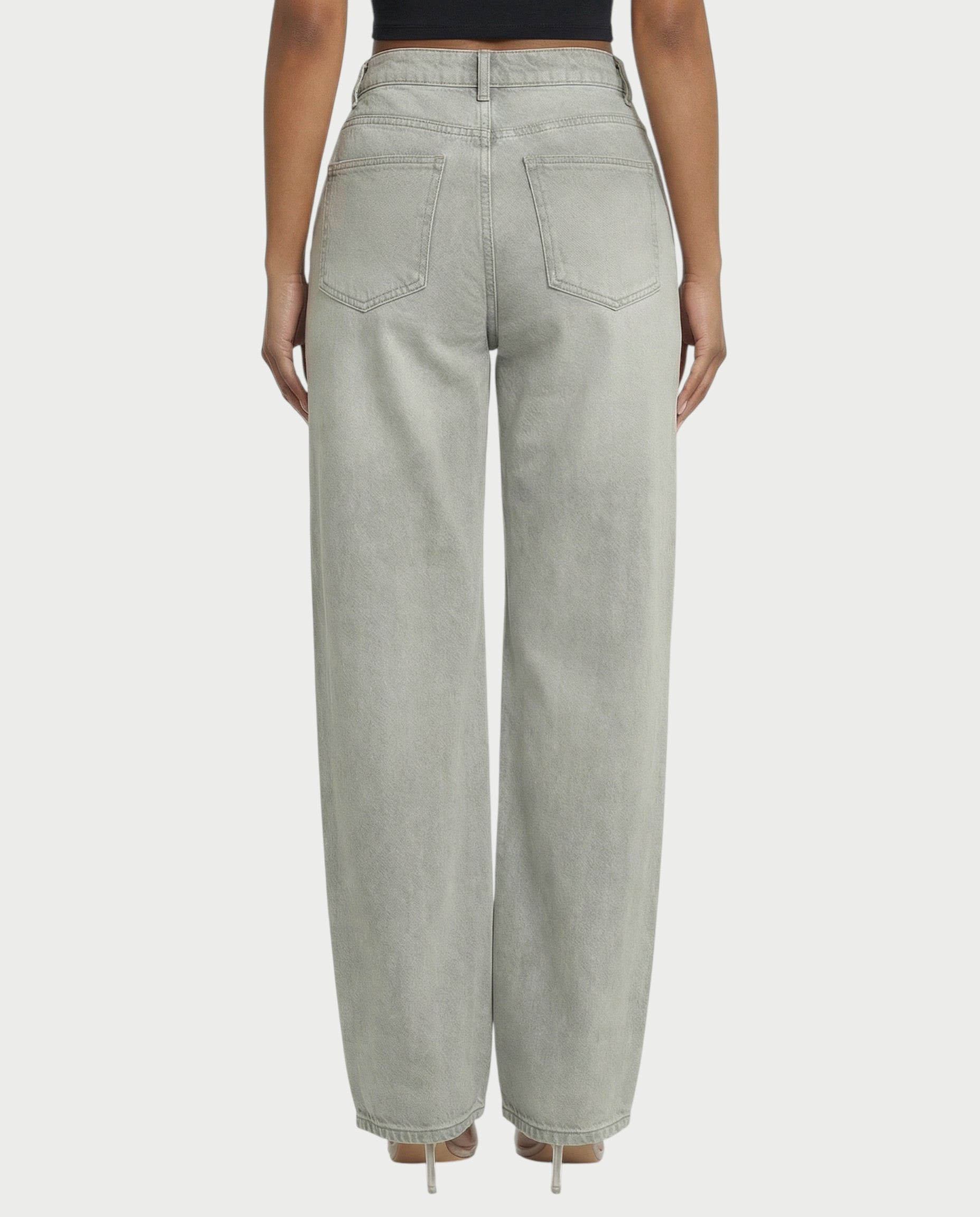 Baggy Fit Wide Leg Denim Pants