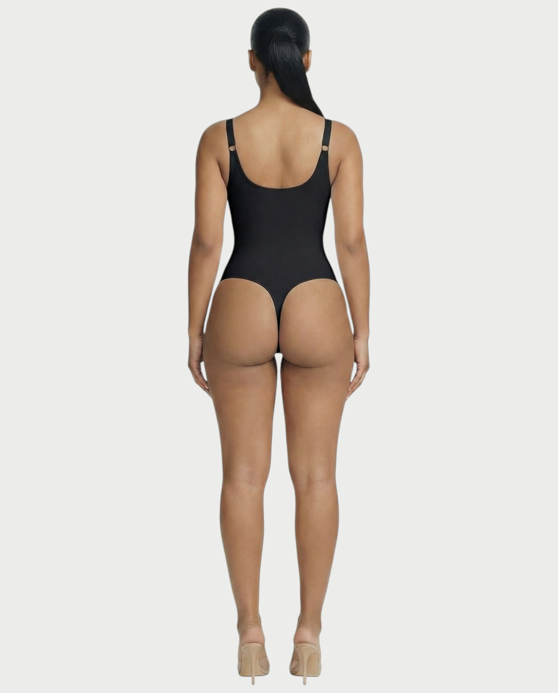 Deep-V Neck Shapewear Bodysuit
