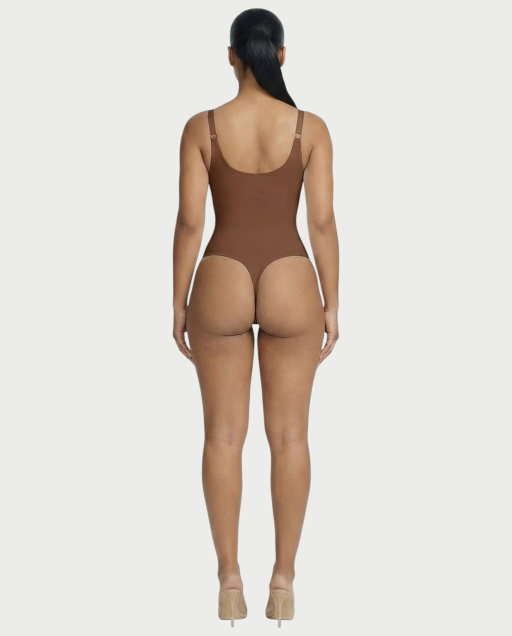 Deep-V Neck Shapewear Bodysuit