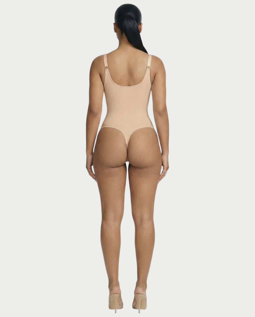 Deep-V Neck Shapewear Bodysuit