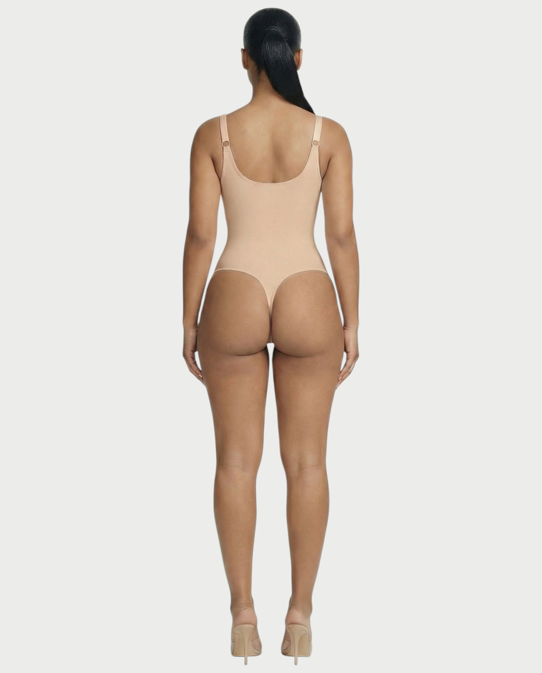 Deep-V Neck Shapewear Bodysuit