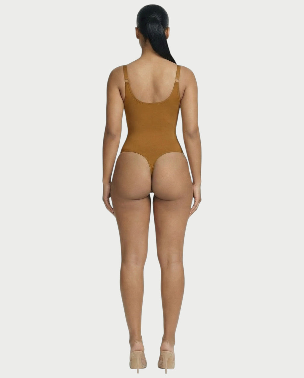 Deep-V Neck Shapewear Bodysuit