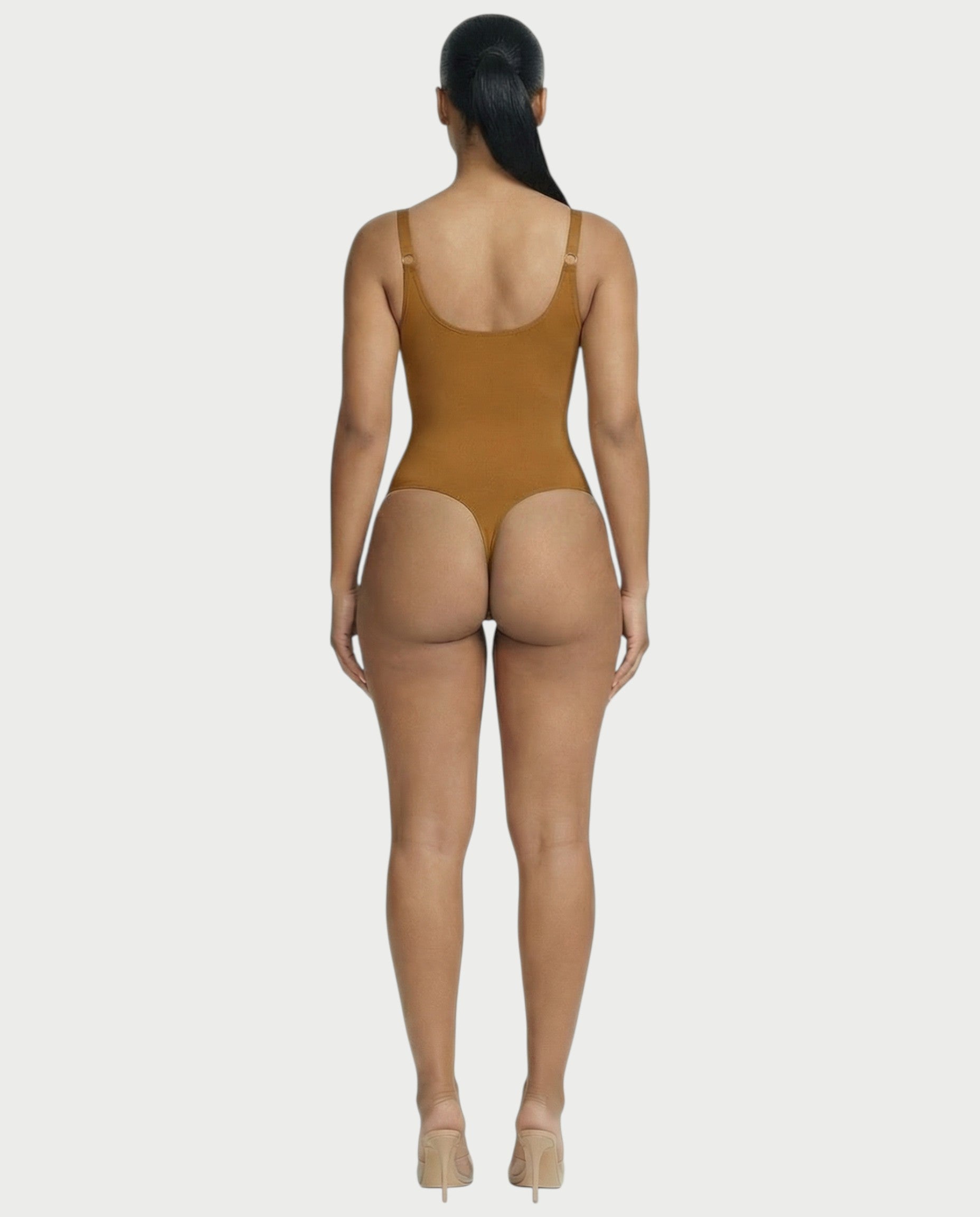 Deep-V Neck Shapewear Bodysuit