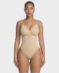 Seamless Strong Compression Zip Front Bodysuit