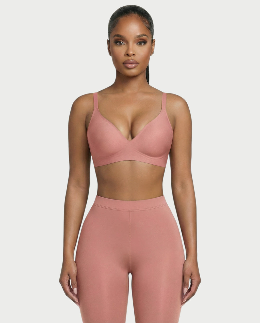 AKIANA Seamless Deep-V Jelly Bra