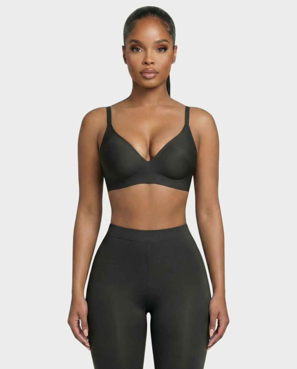 AKIANA Seamless Deep-V Jelly Bra