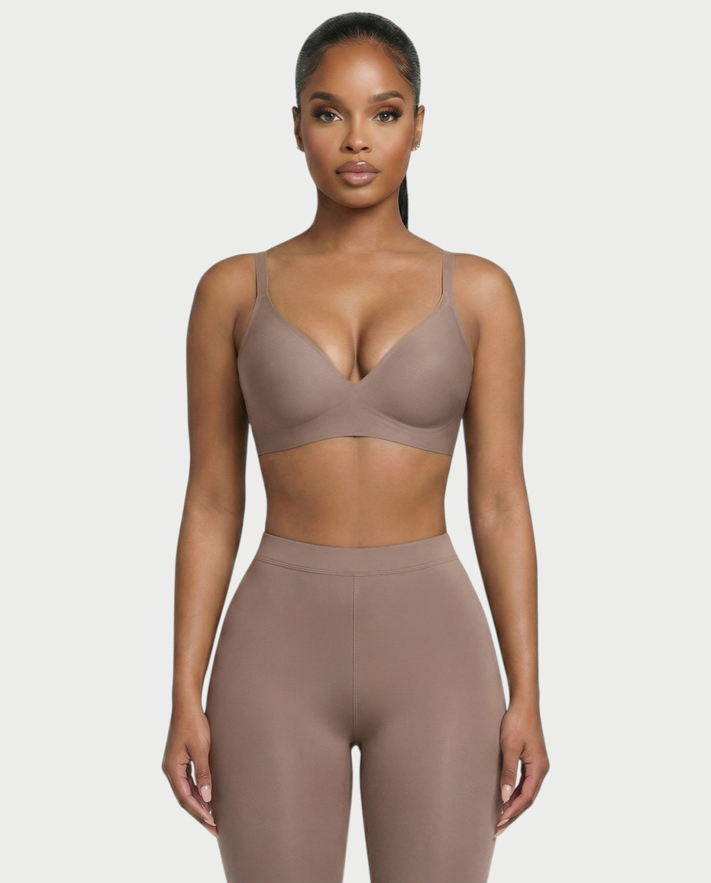 AKIANA Seamless Deep-V Jelly Bra