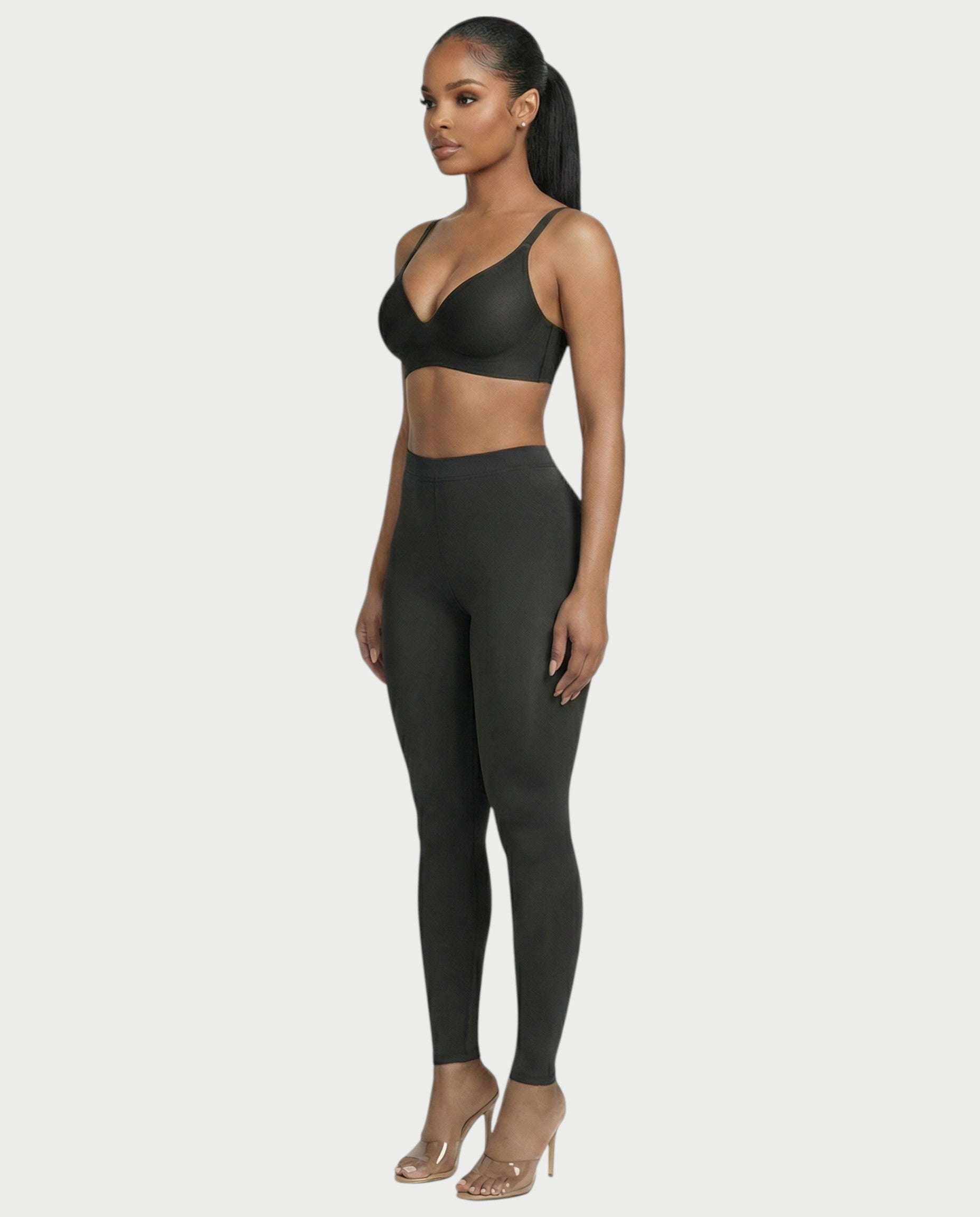 AKIANA Seamless Deep-V Jelly Bra