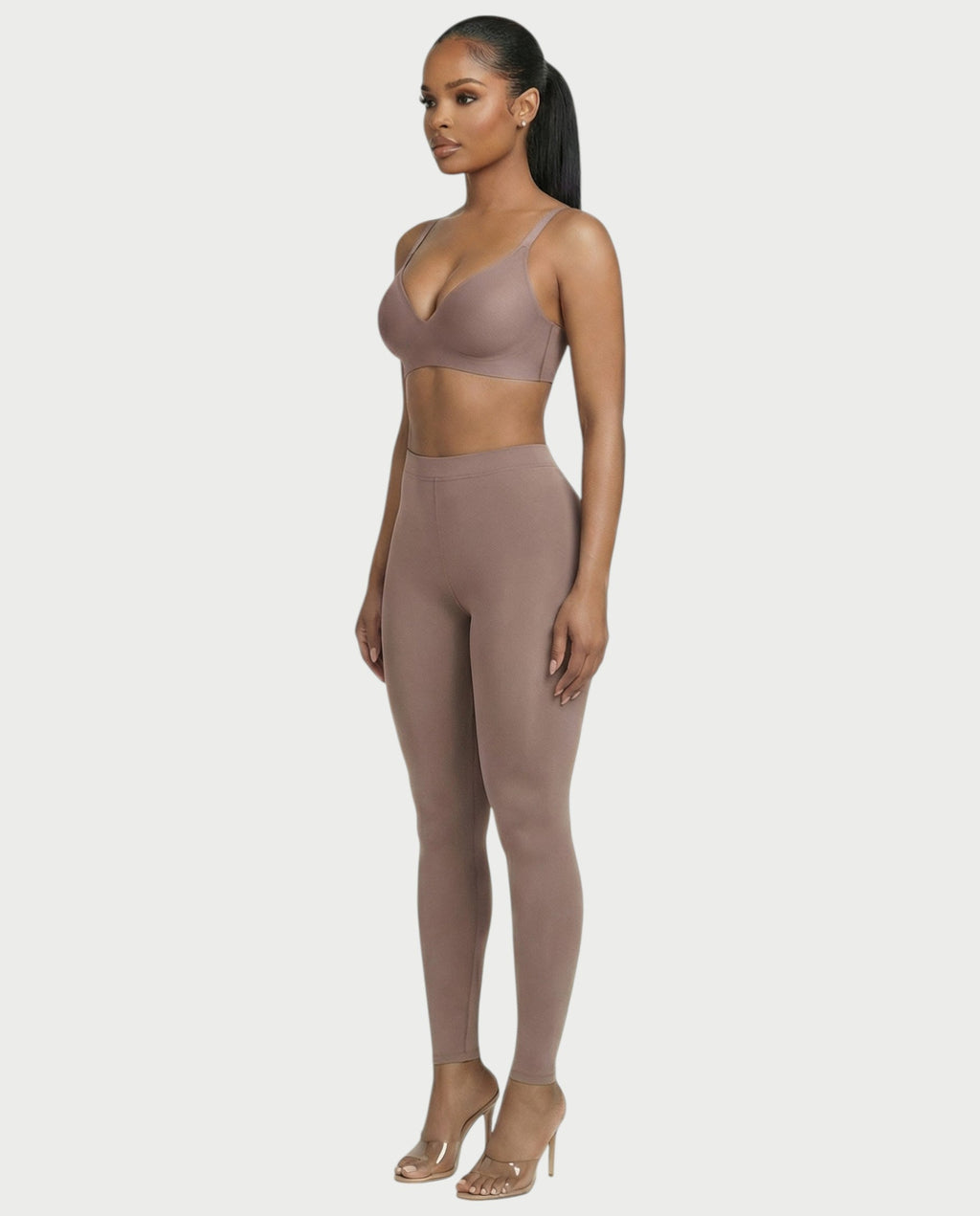 AKIANA Seamless Deep-V Jelly Bra