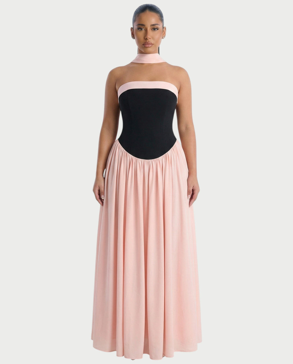 MARLIN Pleated Maxi Dress