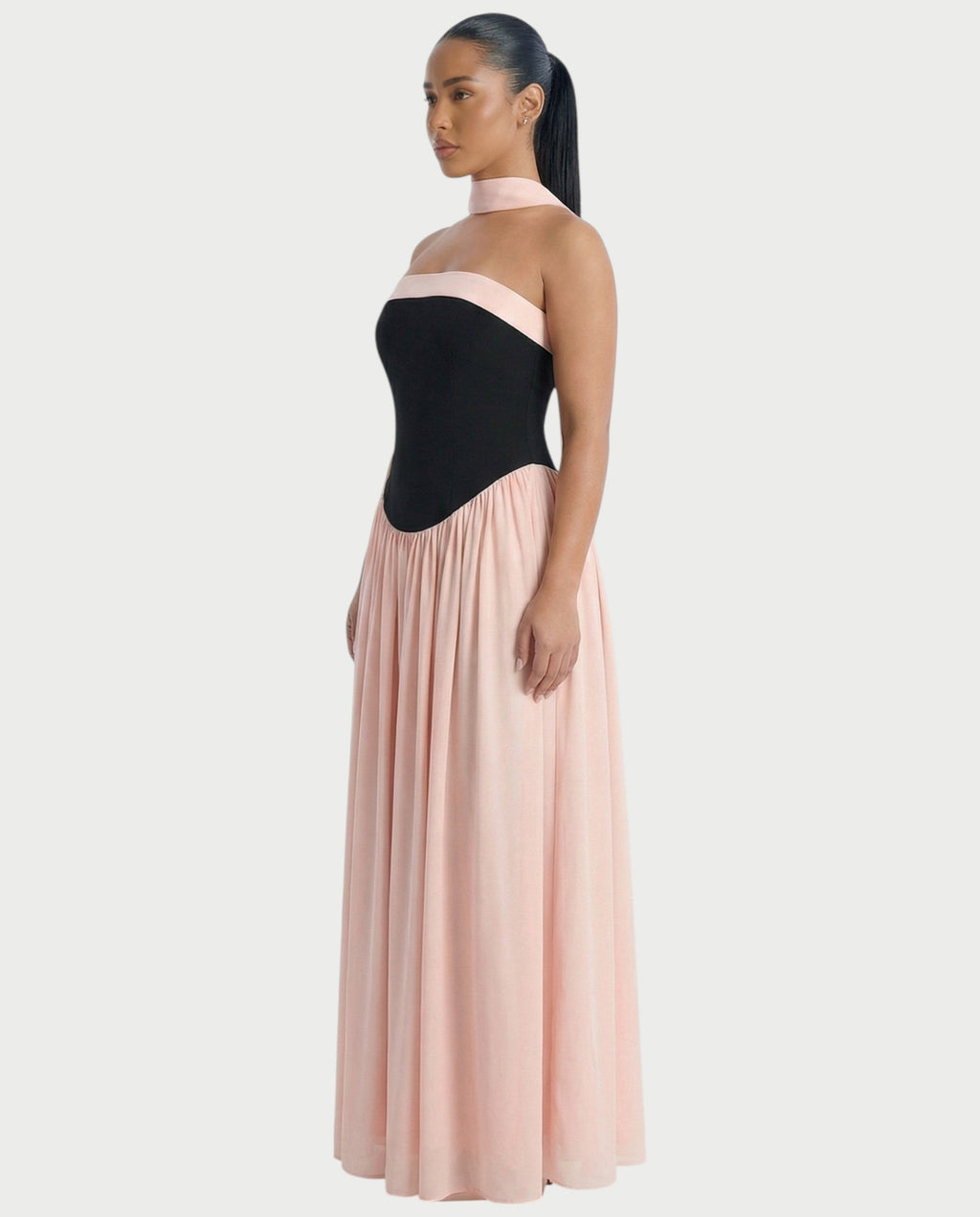 MARLIN Pleated Maxi Dress