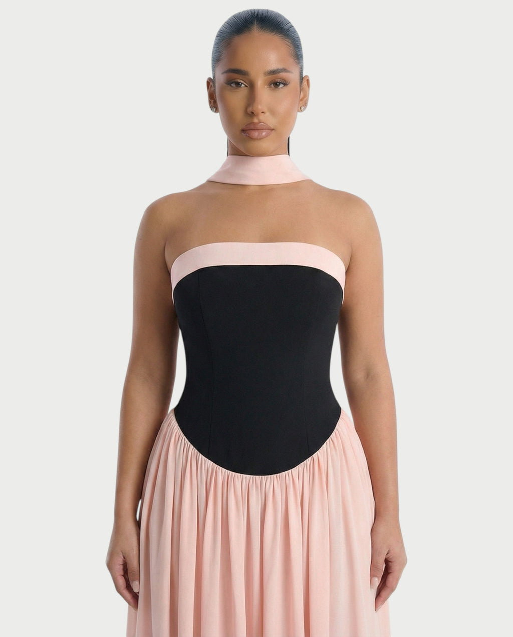 MARLIN Pleated Maxi Dress