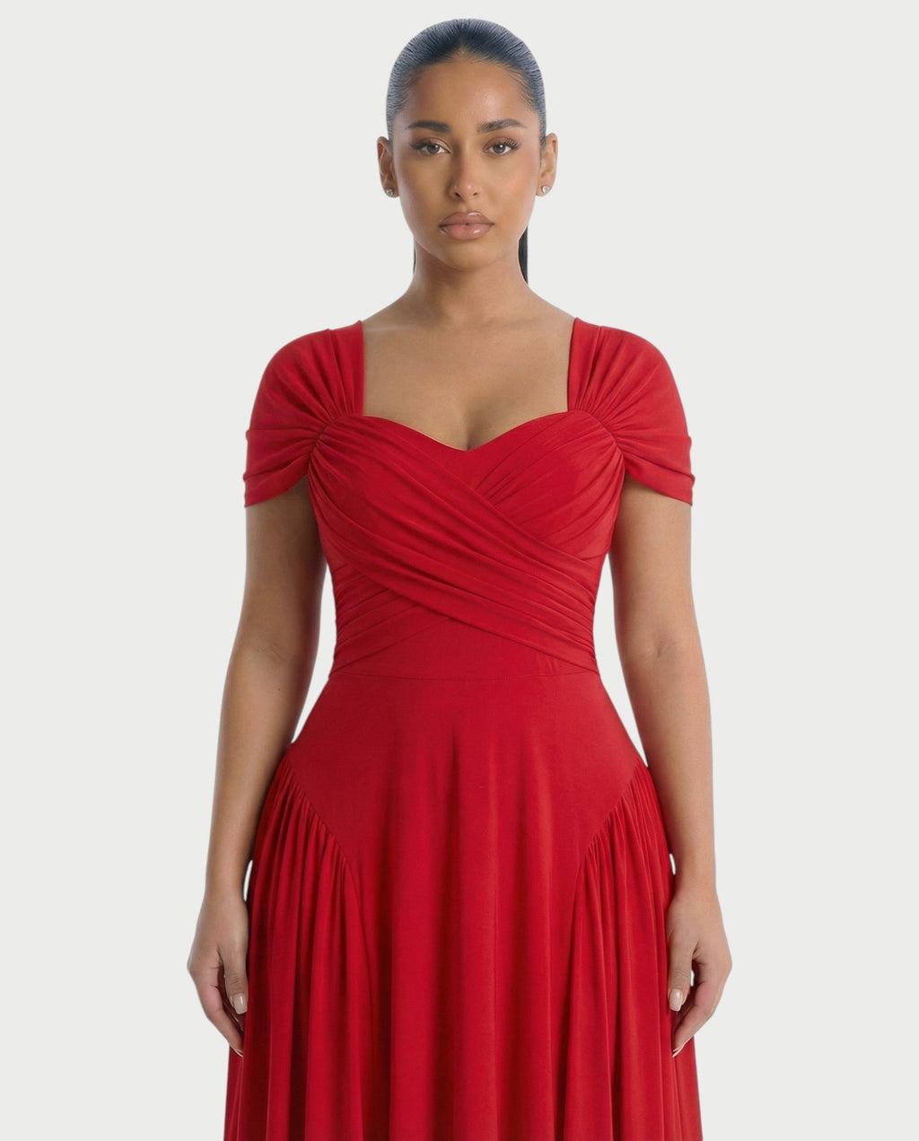 AVIRA Square Neck Maxi dress