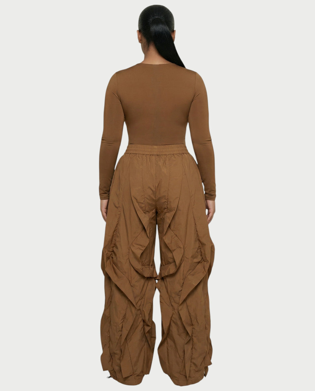 SILVA Sculpting Top & Wide-Leg Cargo Pants Set