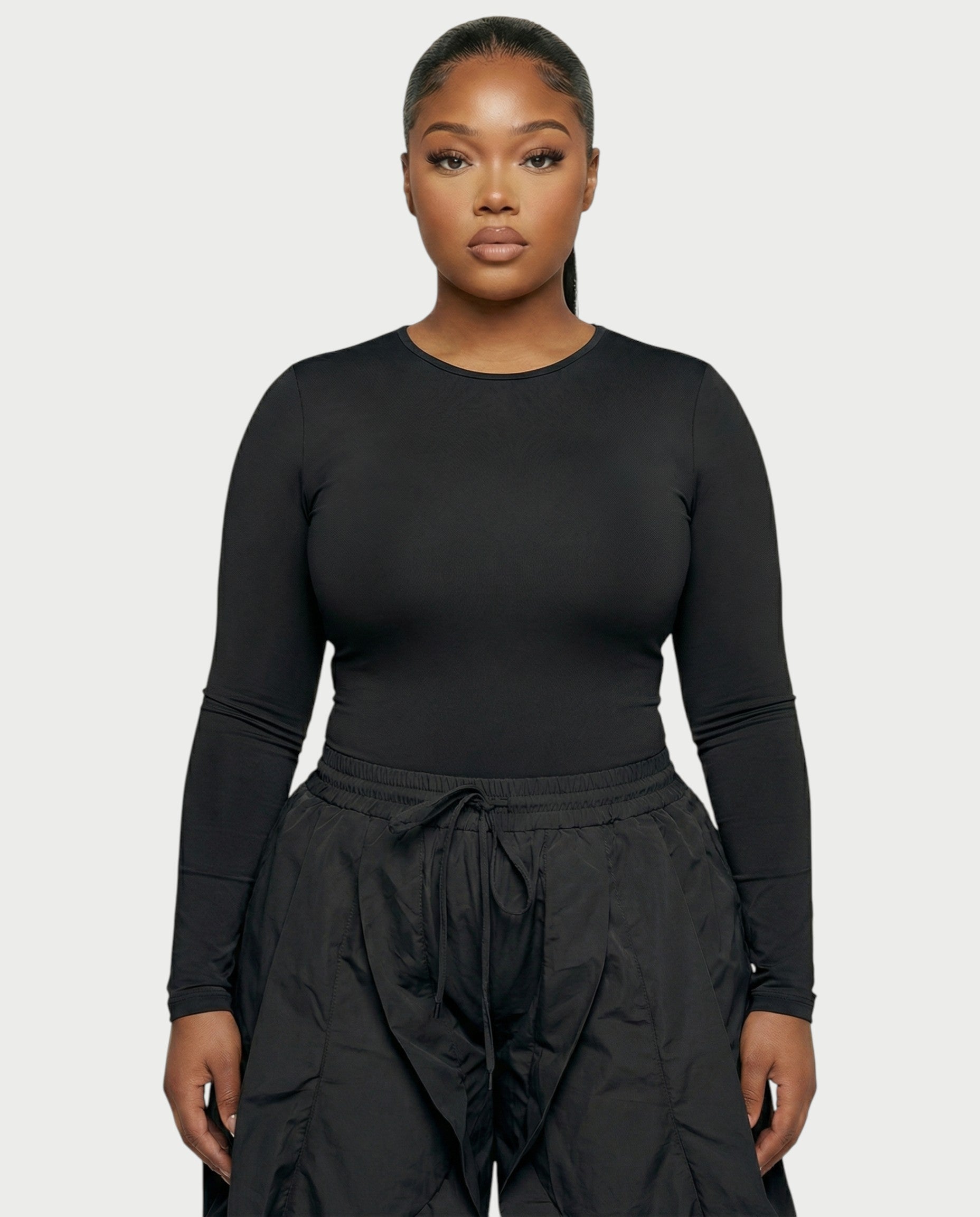 SILVA Sculpting Top & Wide-Leg Cargo Pants Set