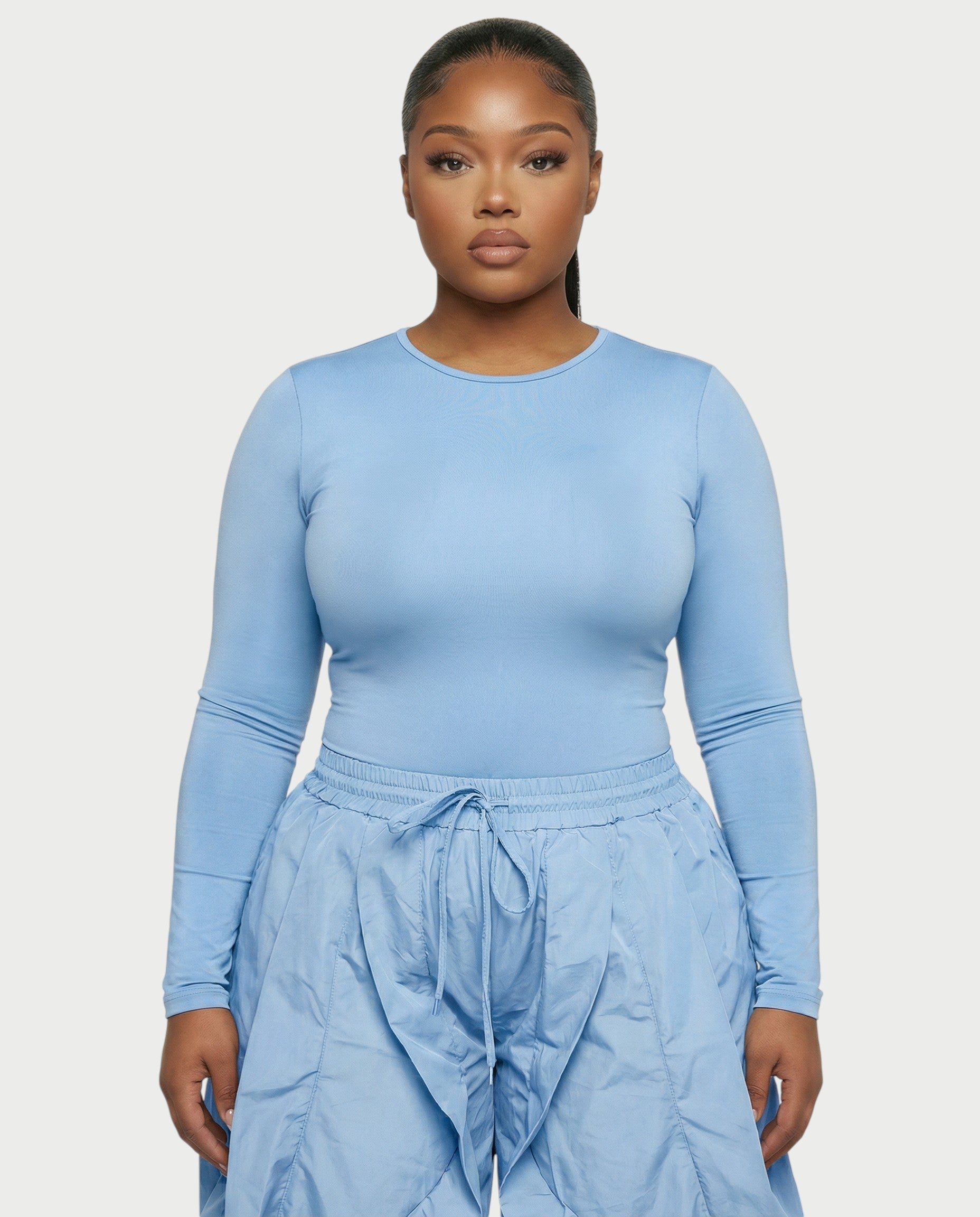 SILVA Sculpting Top & Wide-Leg Cargo Pants Set