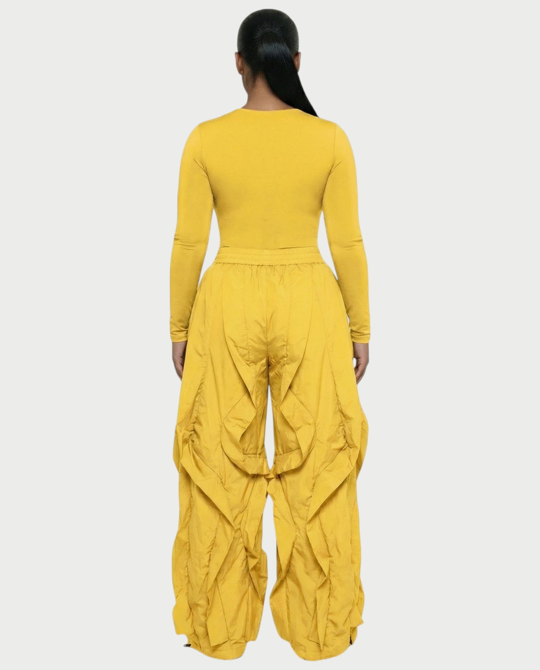 SILVA Sculpting Top & Wide-Leg Cargo Pants Set