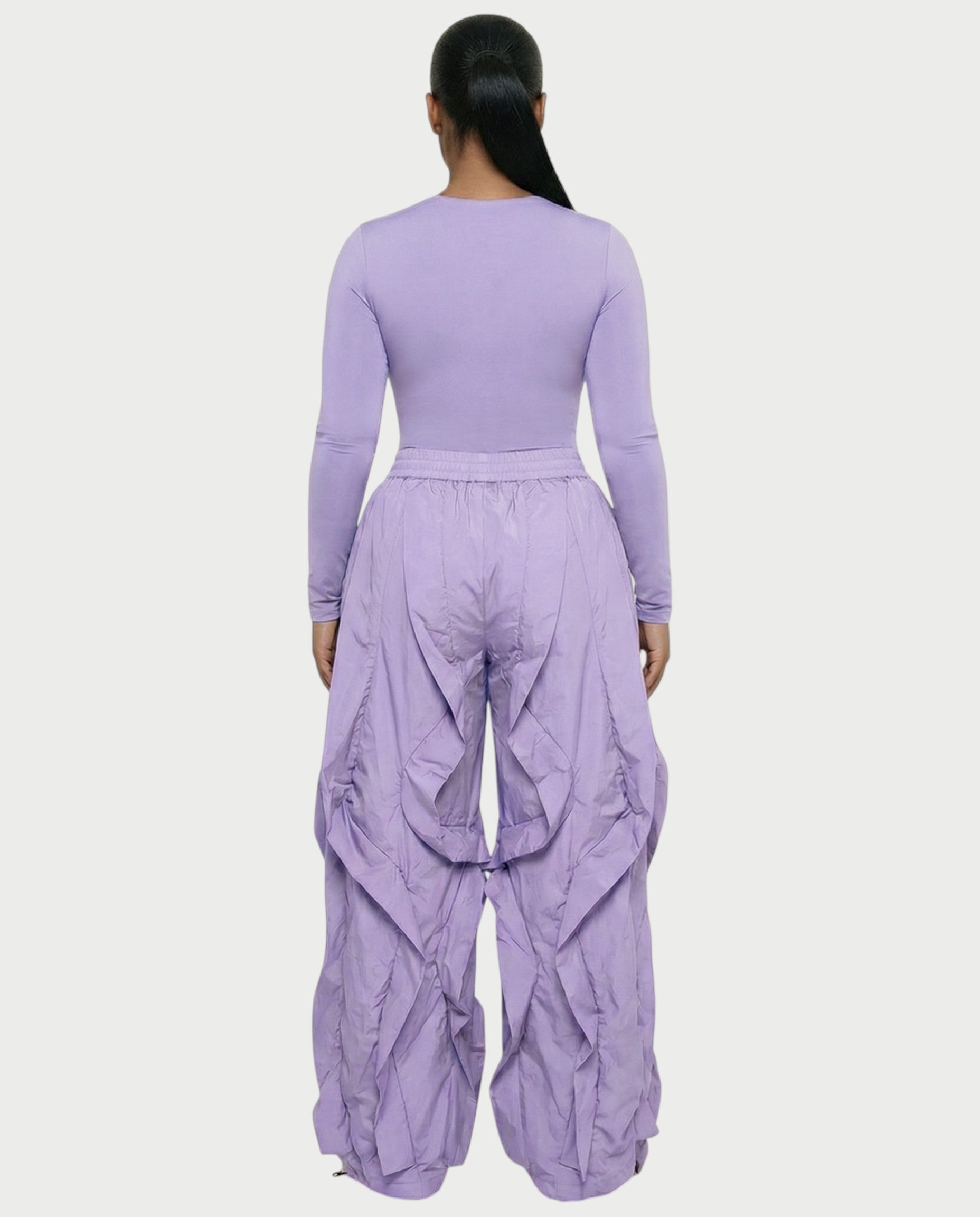 SILVA Sculpting Top & Wide-Leg Cargo Pants Set