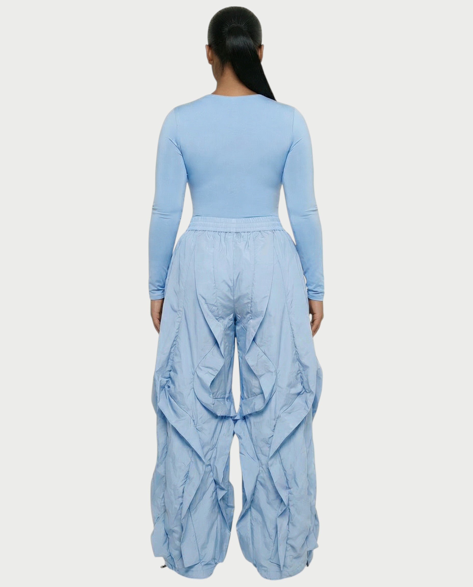 SILVA Sculpting Top & Wide-Leg Cargo Pants Set