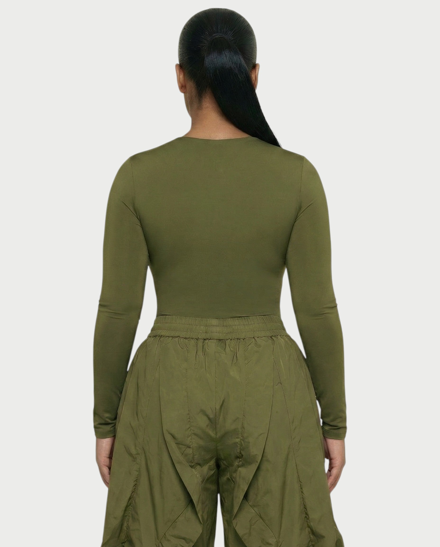 SILVA Sculpting Top & Wide-Leg Cargo Pants Set