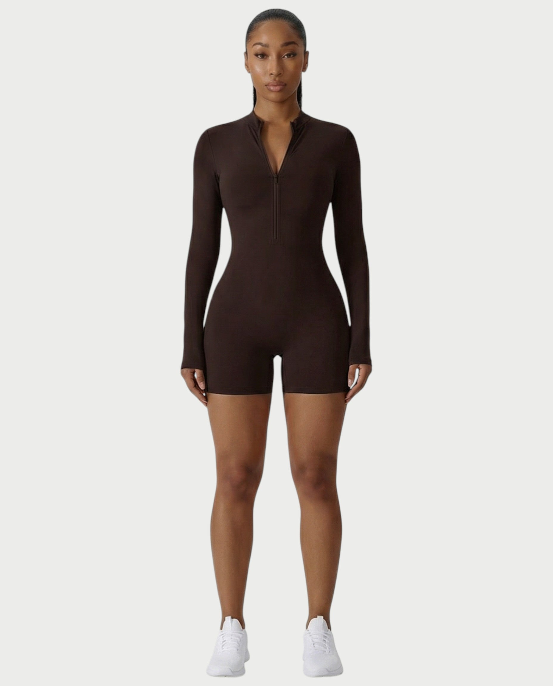 ARMINA Long Sleeve Romper