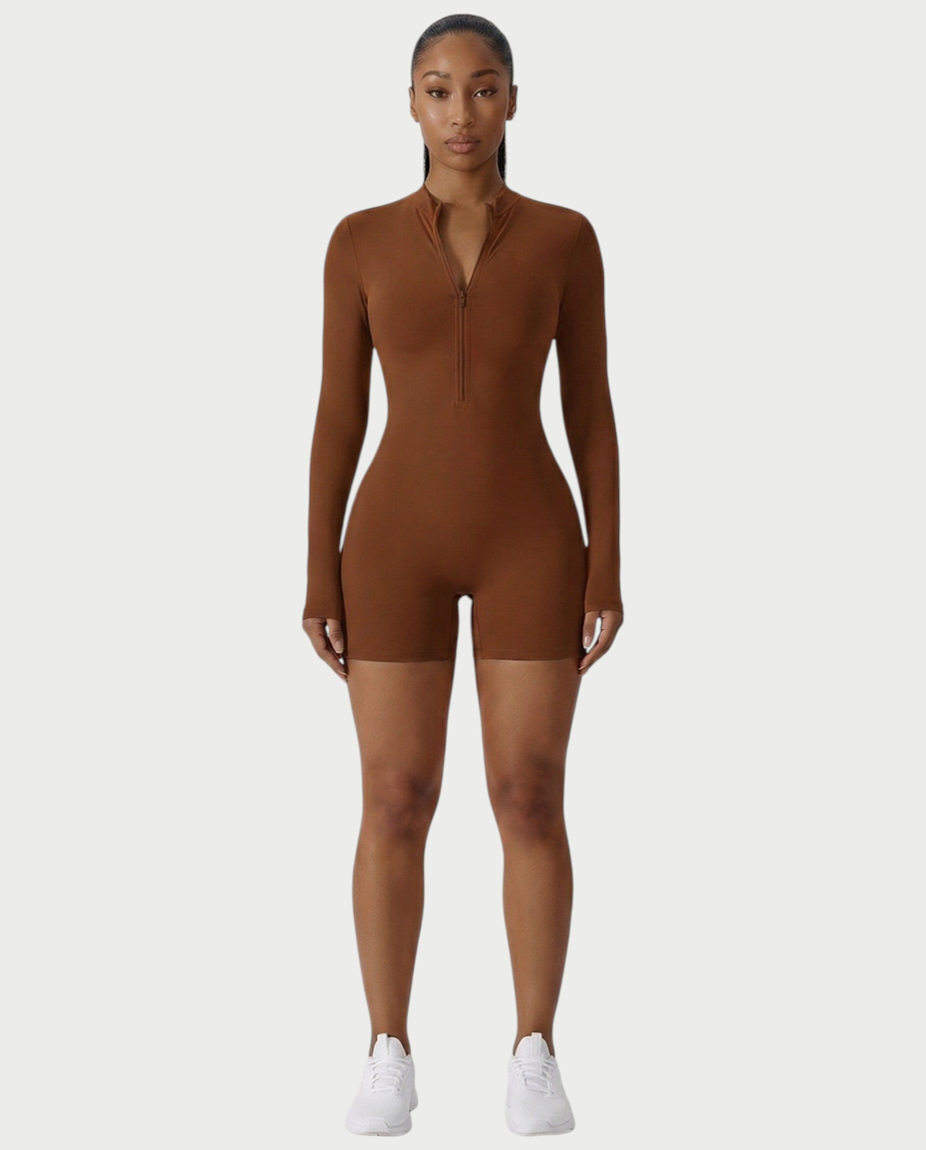 ARMINA Long Sleeve Romper