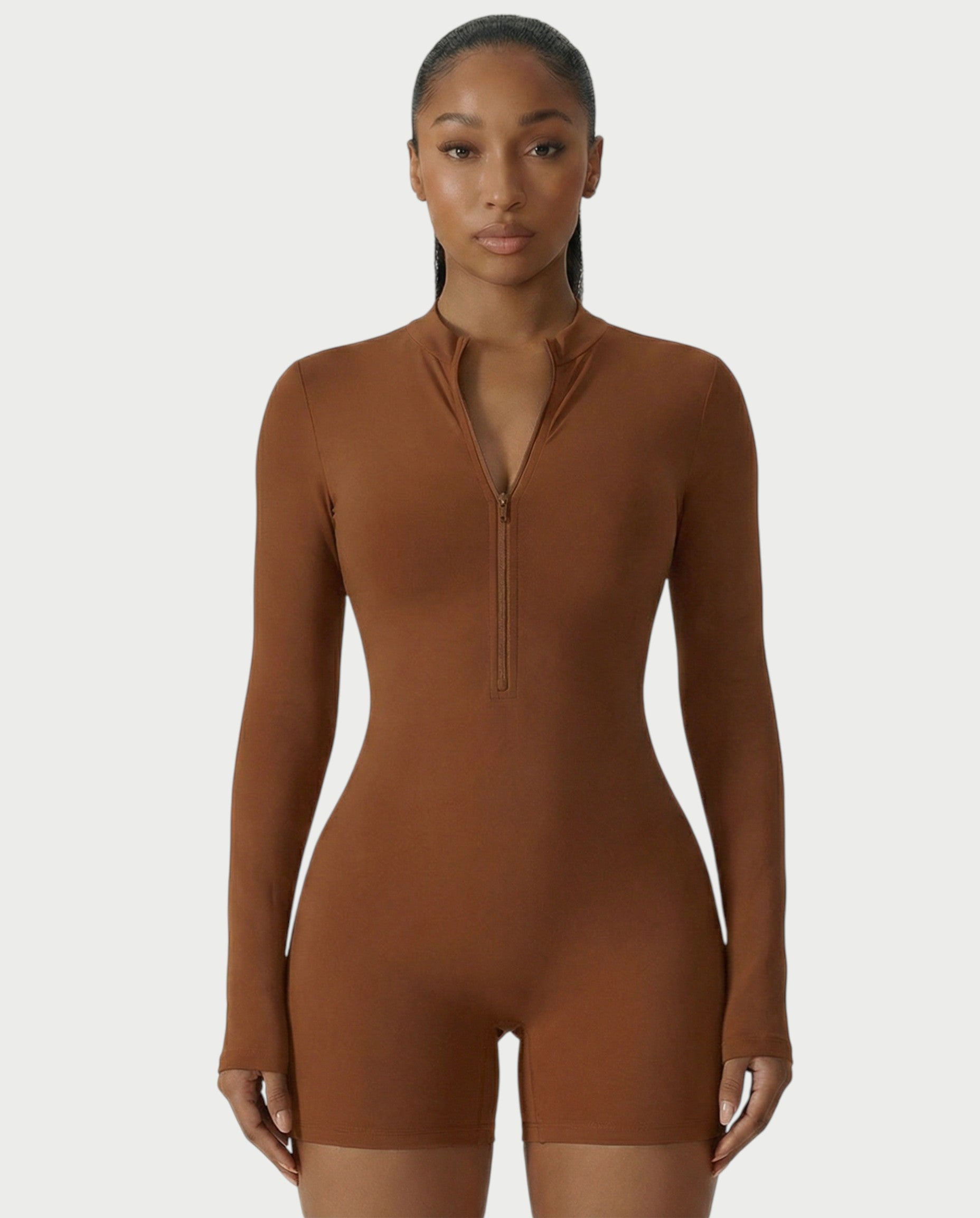 ARMINA Long Sleeve Romper