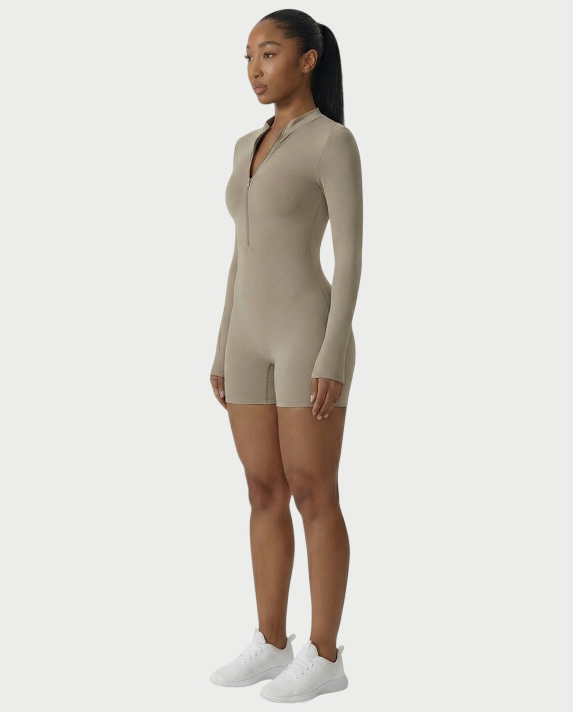 ARMINA Long Sleeve Romper