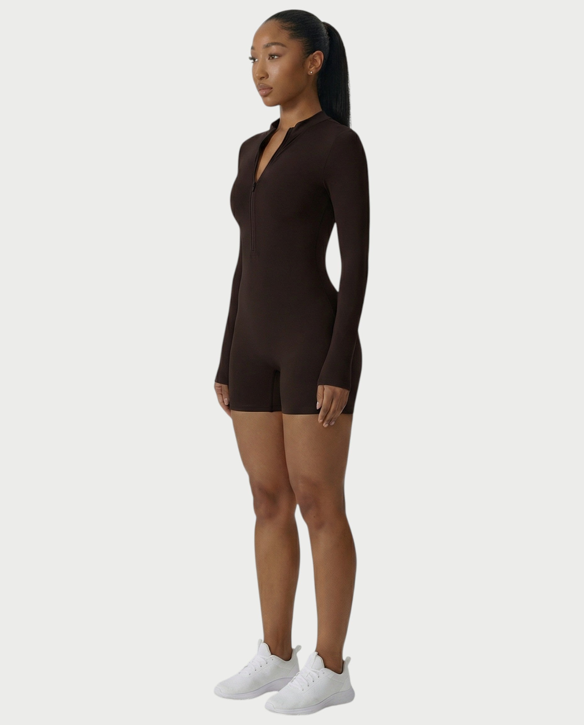 ARMINA Long Sleeve Romper