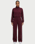 TRISHA Zip-Up Jacket & Wide-Leg Pants Set
