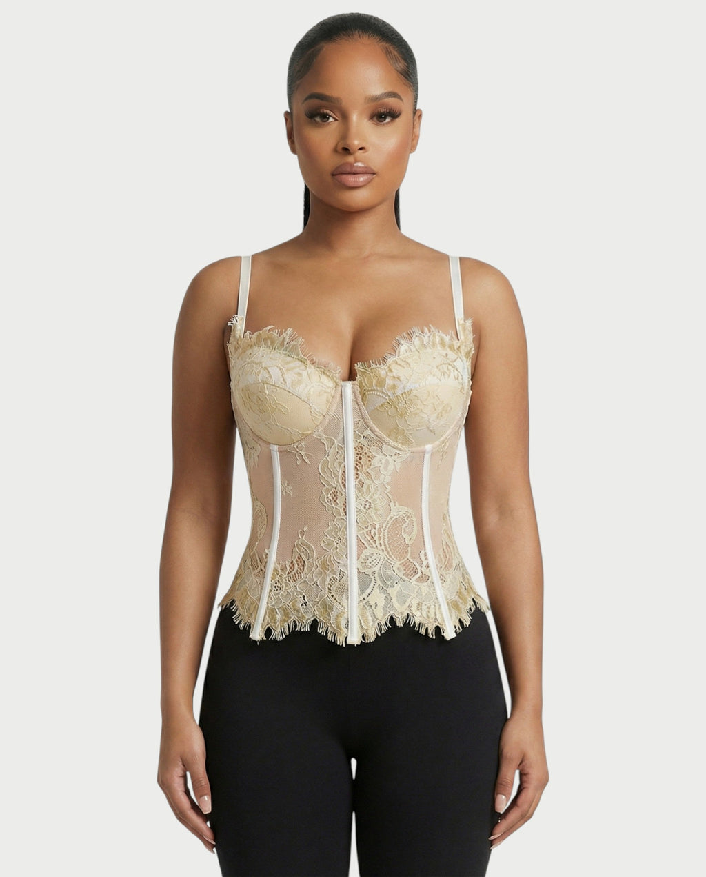 SAMIE Lace Corset Top