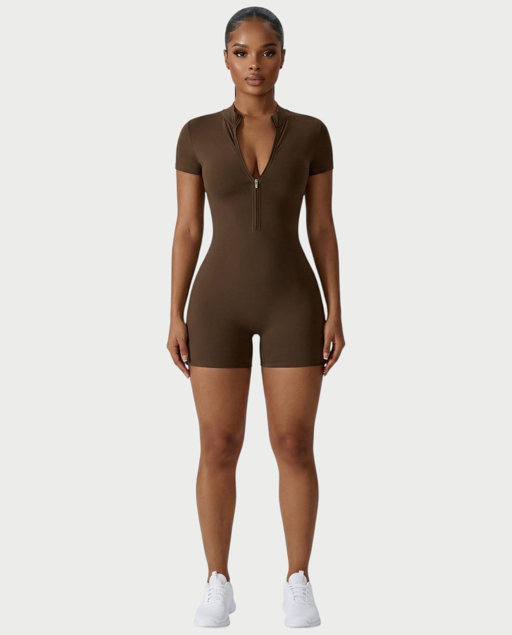OLYRA Short Sleeve Romper