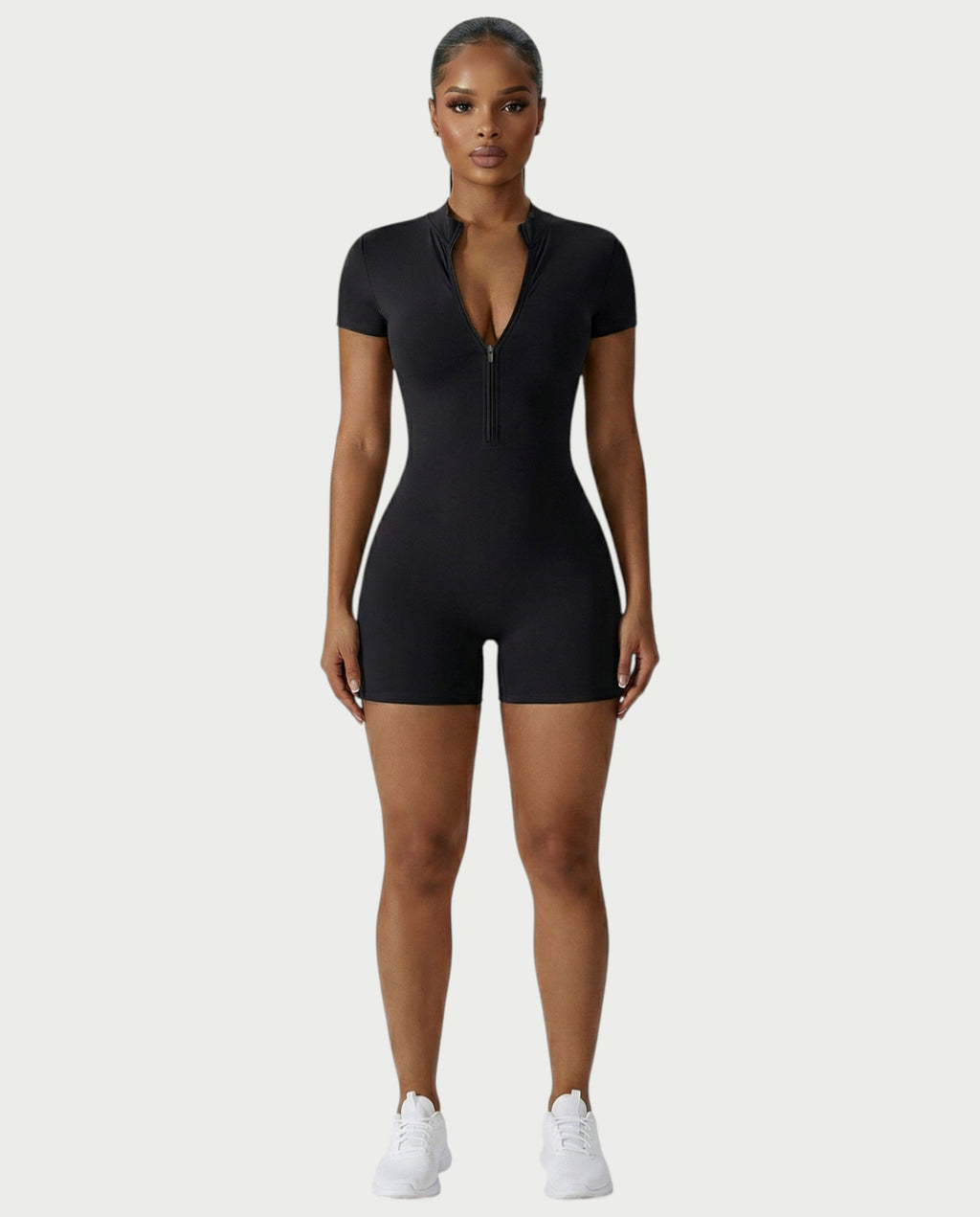OLYRA Short Sleeve Romper