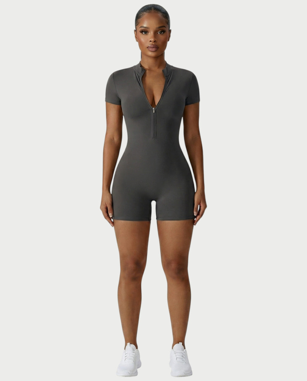 OLYRA Short Sleeve Romper