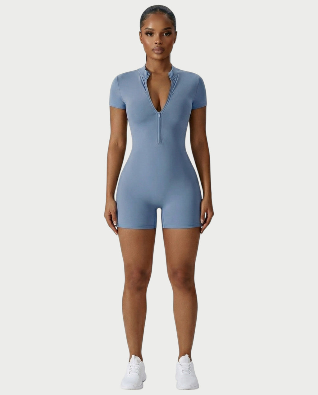 OLYRA Short Sleeve Romper