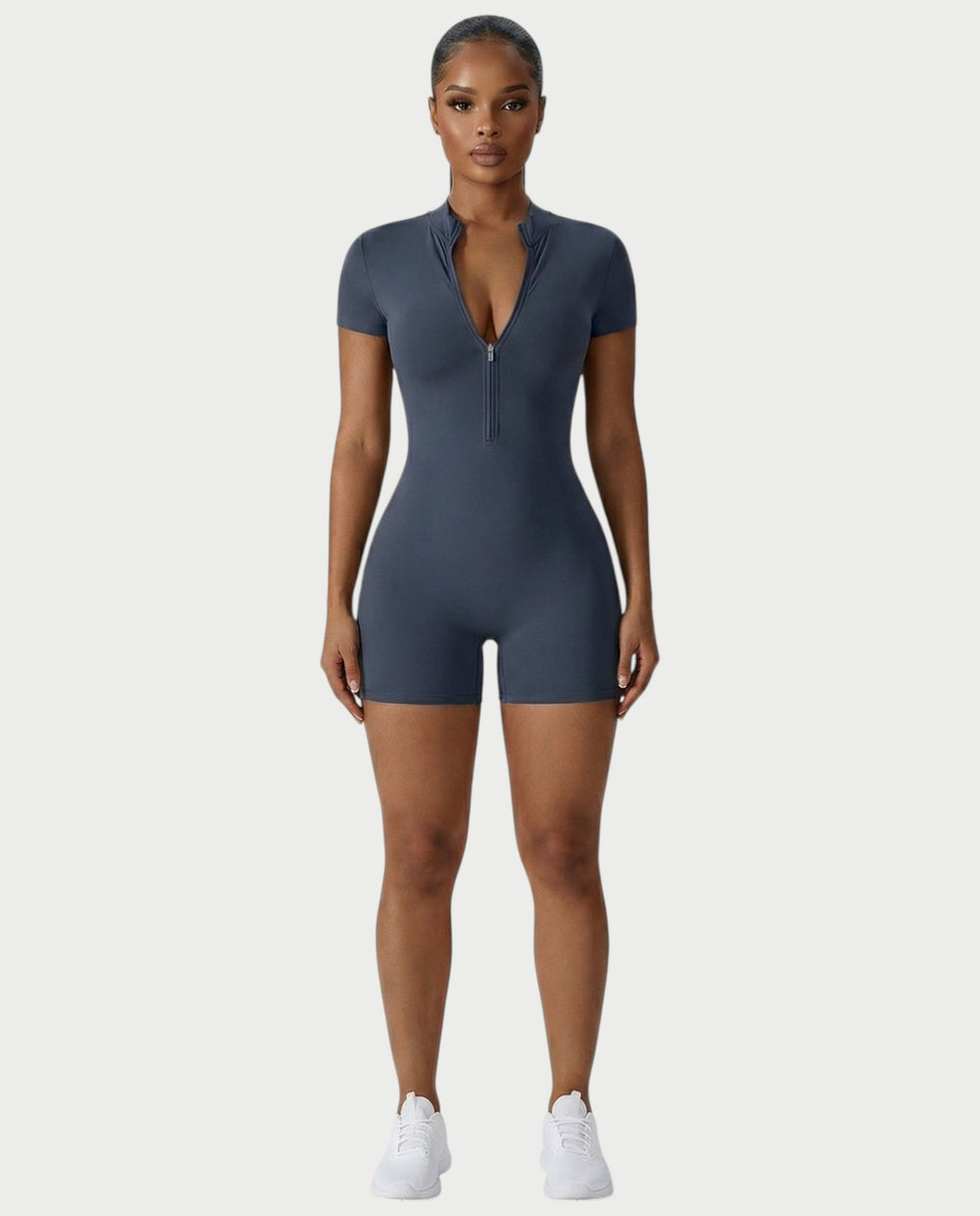 OLYRA Short Sleeve Romper