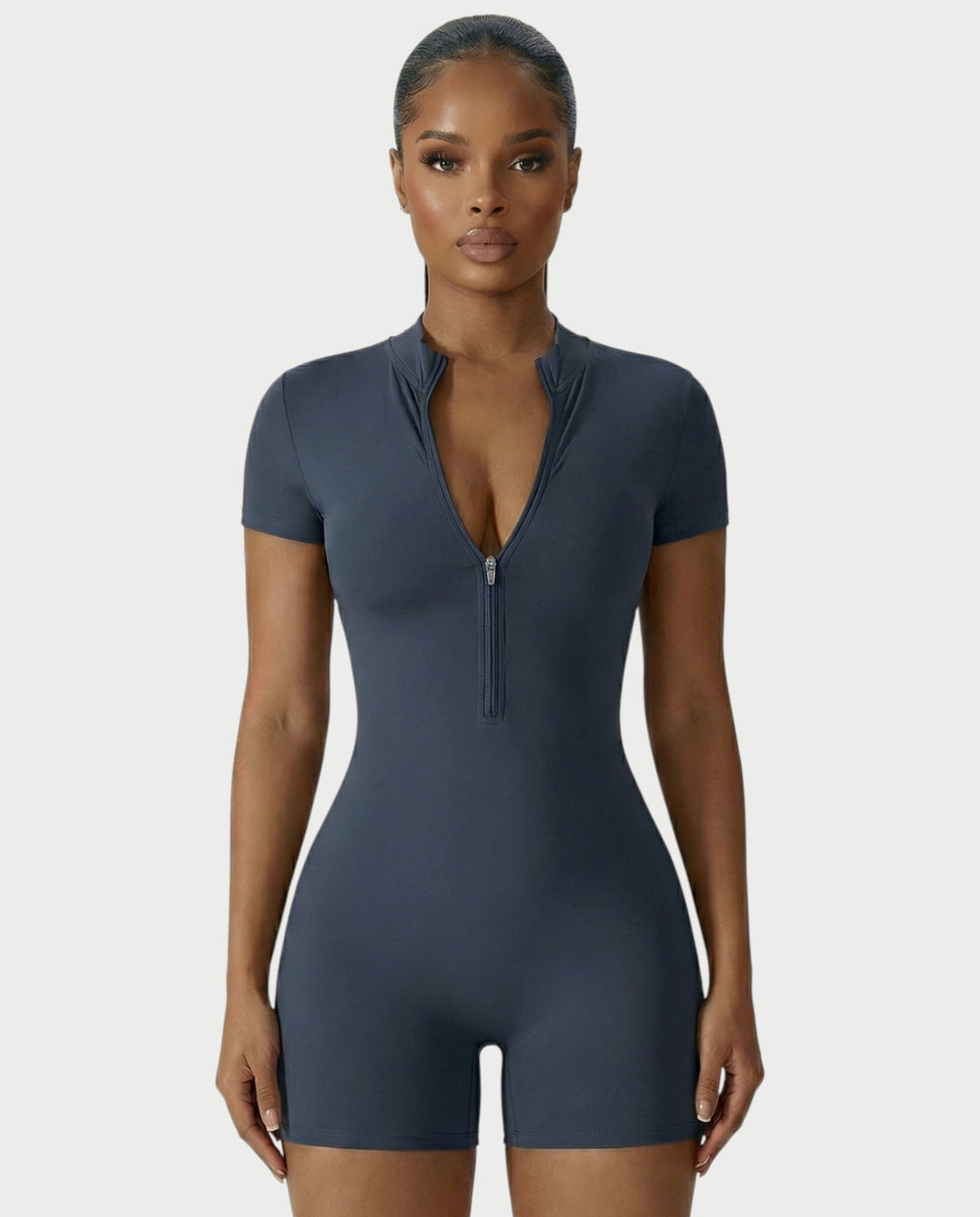 OLYRA Short Sleeve Romper