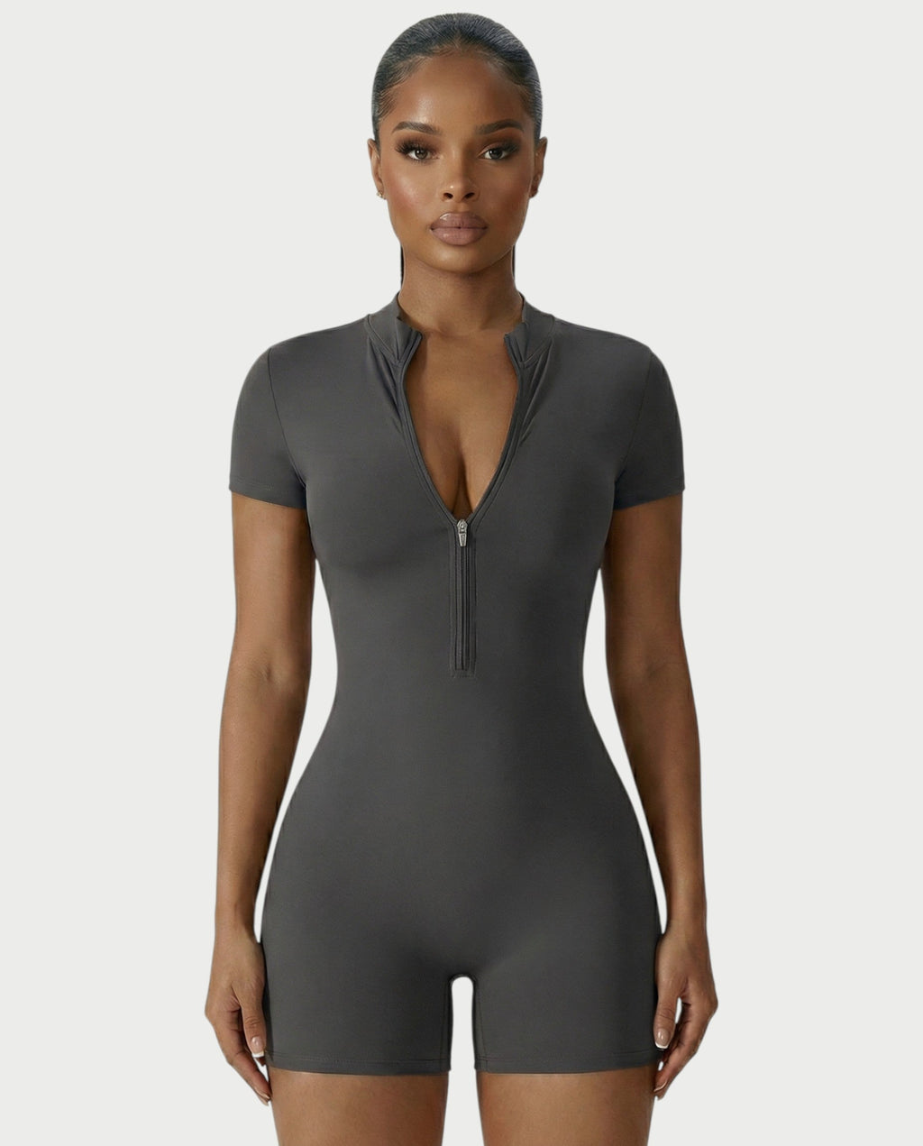 OLYRA Short Sleeve Romper