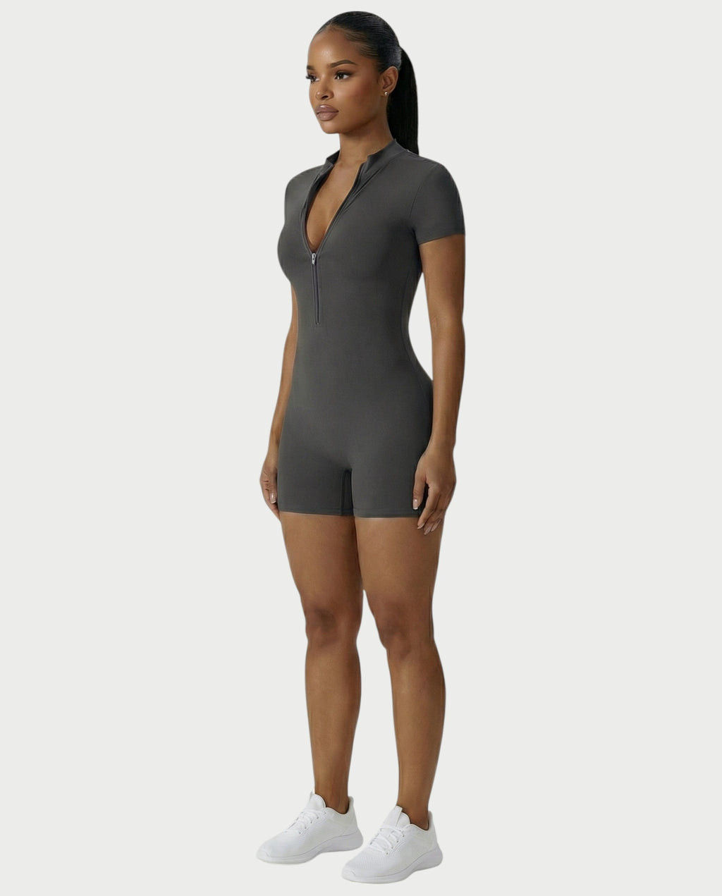 OLYRA Short Sleeve Romper