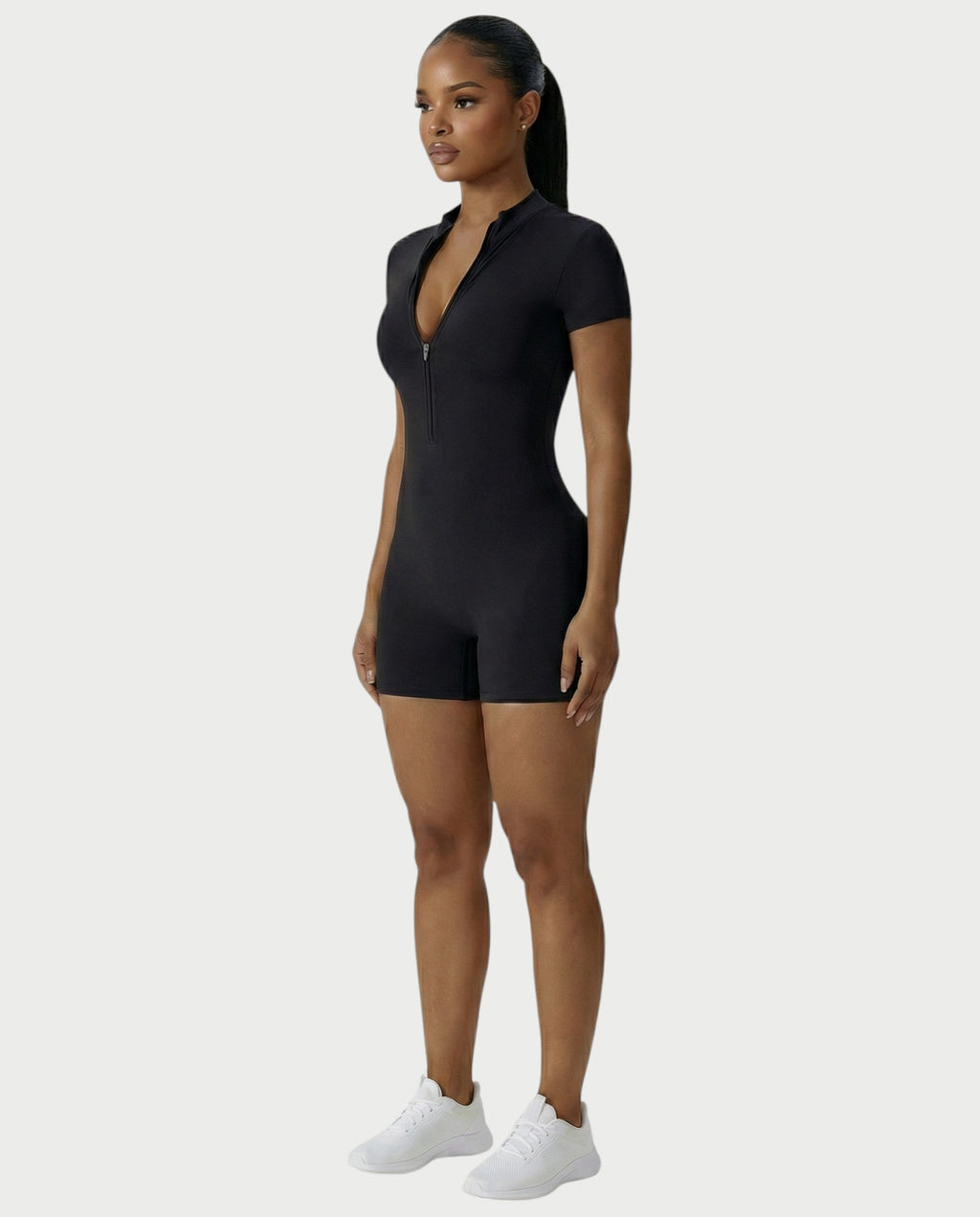 OLYRA Short Sleeve Romper