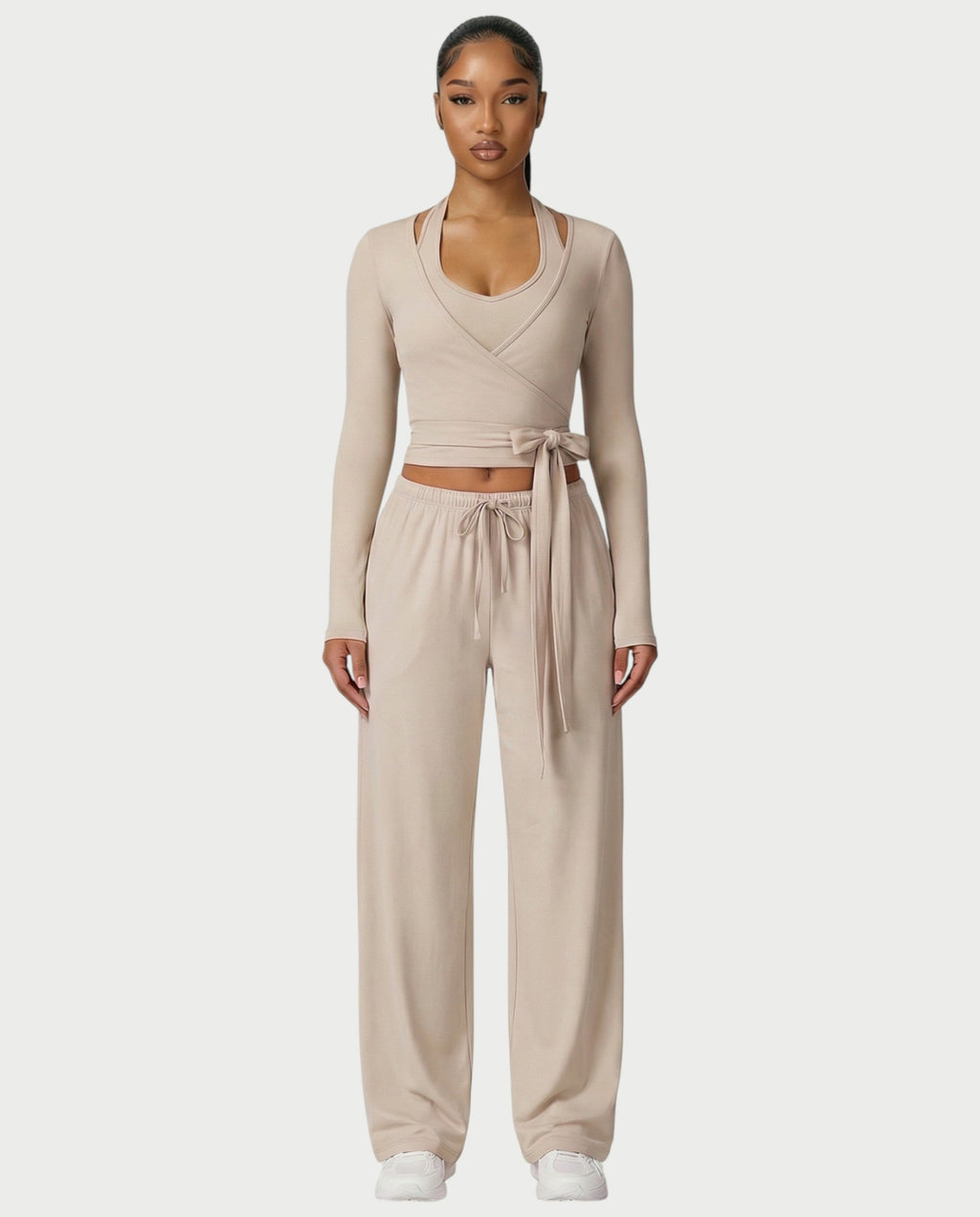 LOREN Wrap-Tie 3-Piece Lounge Set