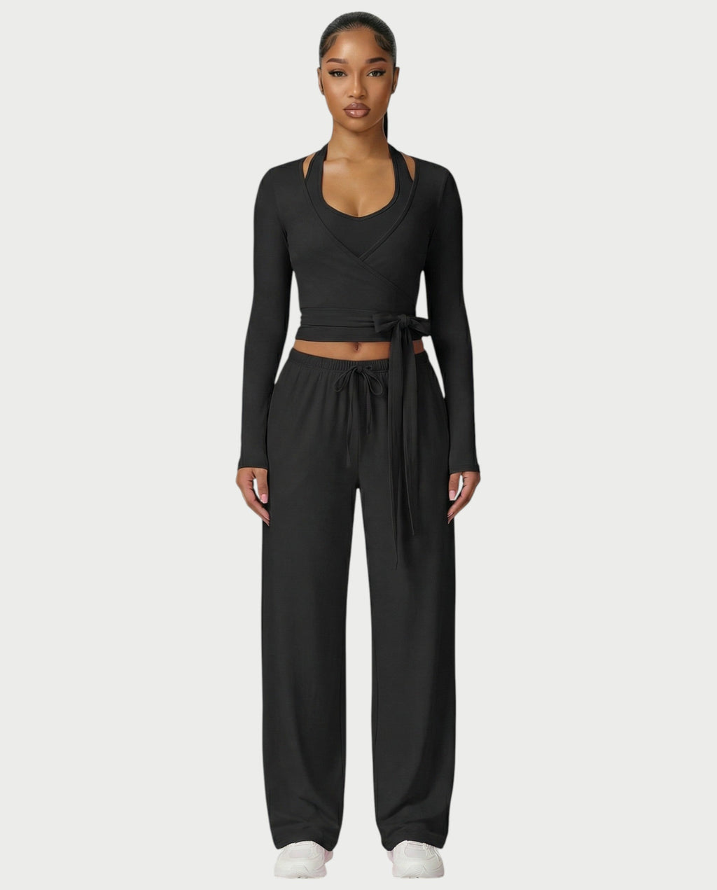 LOREN Wrap-Tie 3-Piece Lounge Set