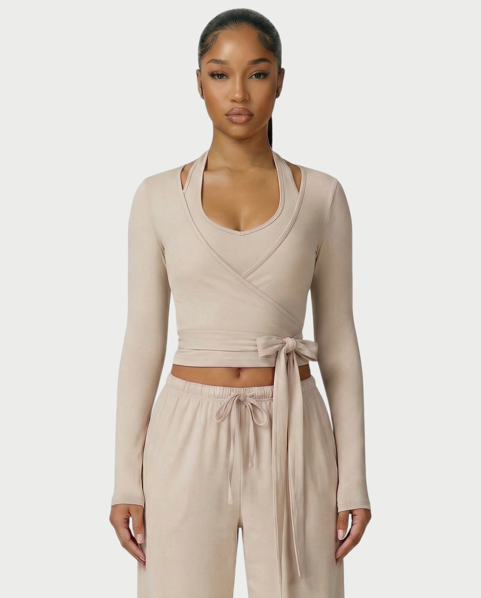 LOREN Wrap-Tie 3-Piece Lounge Set