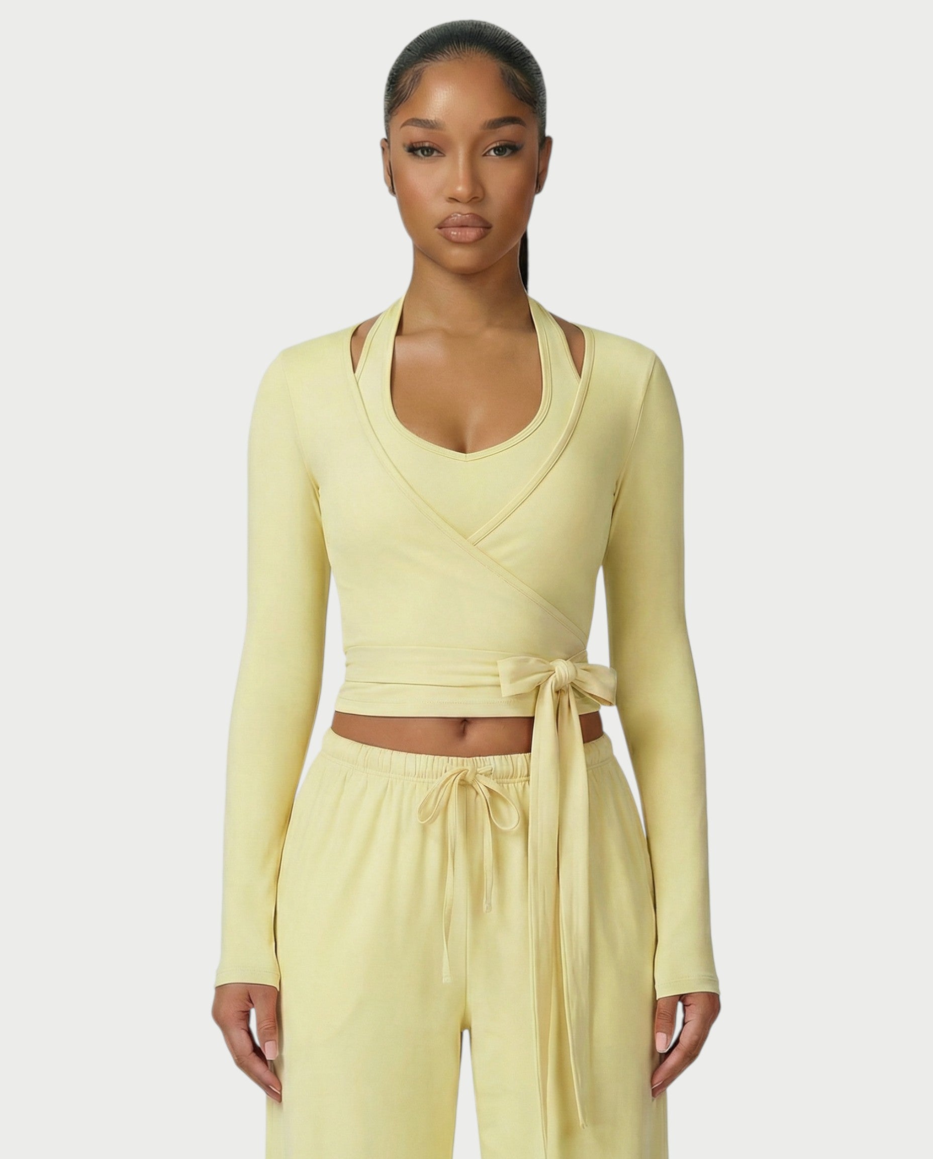 LOREN Wrap-Tie 3-Piece Lounge Set